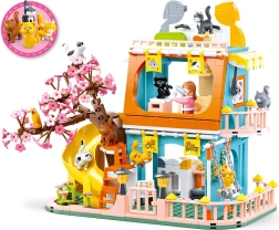 Sluban Maison avec Chats pour Filles