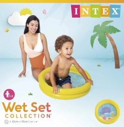 Piscine gonflable pour enfants 61 × 15 cm Intex My First Pool
