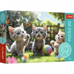 Puzzle 60 pièces Trois chatons TREFL