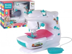 Machine à coudre pour enfants comme une vraie, blanche, à piles