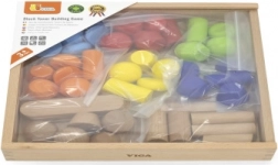 Kits de construction géométriques en bois 52 pièces Viga