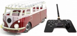 Minivan RC rouge – kit modèle Volkswagen Transporter T1 sans colle