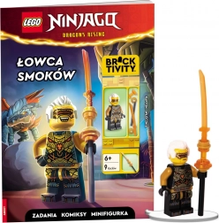 Lego Ninjago : chasseur de dragons – livre interactif avec minifigurine de Rapton