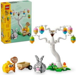 LEGO Lapin de Pâques, poussin et chasse aux œufs