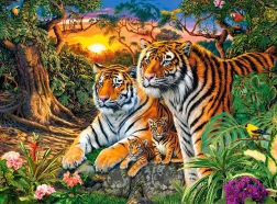Puzzle 2000 pièces – TIGER FAMILY