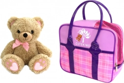 Ourson en peluche avec sac CUTEKINS pour enfants