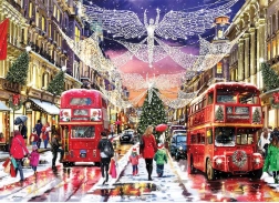Puzzle de Noël Regent Street XL 500 pièces GIBSONS
