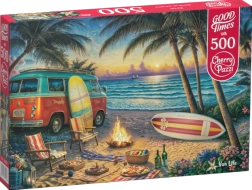 Puzzle Vie en camping-car 500 pièces