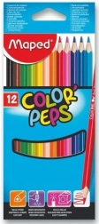 Crayons de couleur triangulaires MAPED Color'Peps 12 pcs