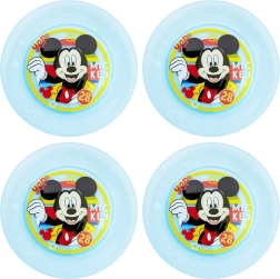 Set d’assiettes pour enfants Mickey Mouse (4 pièces)