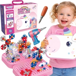 Woopie Kit de construction 3D à visser Licorne