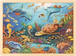 Puzzle en bois Grande Barrière de corail 96 pièces Goki