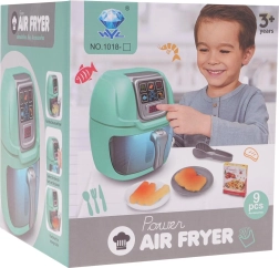 Friteuse à air interactive avec fonction lumière et accessoires