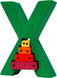 Puzzle à encastrer Fauna Alphabet lettre X xylophone