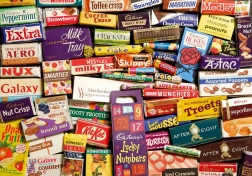 Puzzle Souvenirs sucrés des années 60, 500 pièces GIBSONS