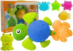 Set de bain avec animaux – petites tortues, rosettes et cascade d’eau
