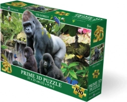 Puzzle 3D gorilles 100 pièces