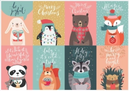 Puzzle cartes de Noël 1000 pièces YAZZ