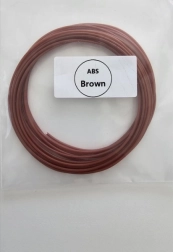 Filament ABS marron 1,75 mm – longueur échantillon 15 m
