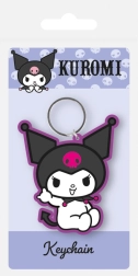 Porte-clés en caoutchouc Hello Kitty Kuromi