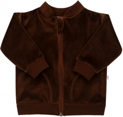 Sweat en suédine NEW BABY marron