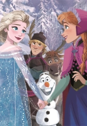 Puzzle La Reine des neiges 104 pièces CLEMENTONI