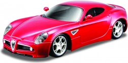 Bburago Alfa Romeo 8C Competizione modèle rouge