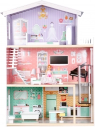 Grande maison de poupées en bois avec ascenseur ECOTOYS