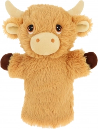 Marionnette en peluche Vache montagnarde