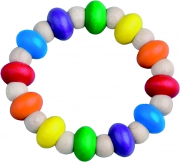 DETOA anneau en bois flexible 9 cm pour enfants dès 6 mois