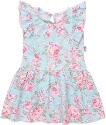 Robe d’été en coton avec roses NEW BABY