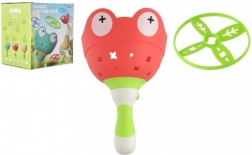 Jouet d'action Grenouille avec hélices à lancer