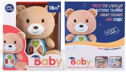 Ourson en peluche avec lumière et mélodies