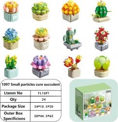 Jeu de construction fleurs 1051 pièces
