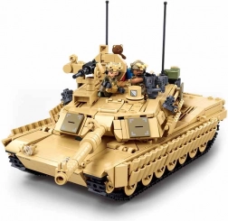 Sluban Model Bricks char de combat M1A2 Abrams TUSK II 2en1