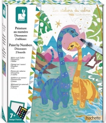Peinture par numéros – dinosaures de JANOD