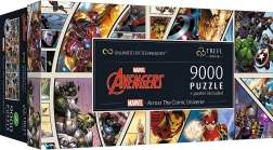 Puzzle 9000 pièces Marvel à travers l'Univers des Comics