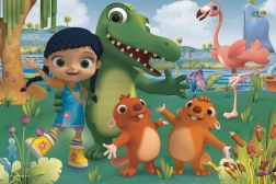 Puzzle Trefl Wissper et ses amis animaux maxi 24 pièces