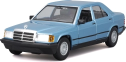 Bburago 1:24 Plus - Mercedes-Benz 190E 1987 - Bleu Diamant