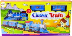 Ensemble Train à Vapeur avec Effets Lumineux et Sonores et Rails