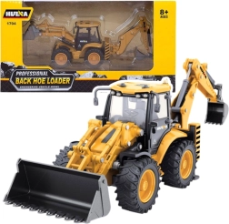 Chargeuse télescopique en métal Huina jaune 1:50