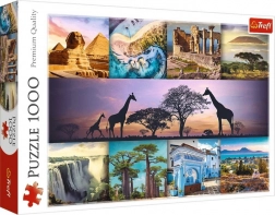 Trefl Puzzle 1000 pièces - Collage Afrique