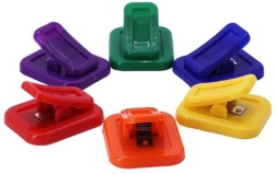 Pinces magnétiques pour notes Toro, lot de 6, couleurs assorties