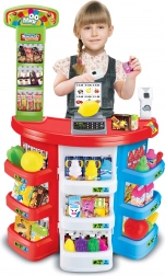 Supermarché pour enfants avec caisse et scanner 51 × 27 × 78 cm