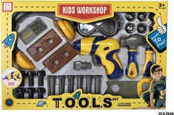 Set d’outils pour enfants avec lumière, 27 pièces