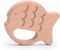 Anneau de dentition en bois Poisson BAJO