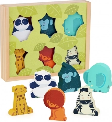 Vilac figurines en bois de la jungle