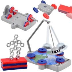 jeu de construction magnétique éducatif 12 en 1 – kit scientifique pour enfants
