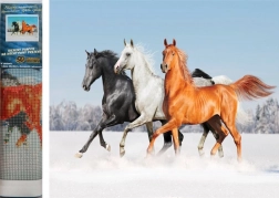 Peinture diamant Trio de chevaux 30x40 cm