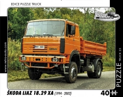 Puzzle RETRO-AUTA – ŠKODA LIAZ 18.29 XA, 40 pièces